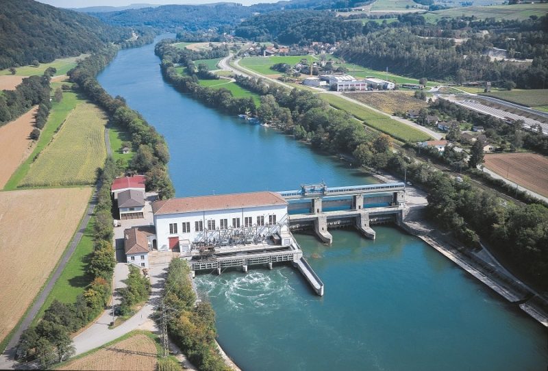 Kraftwerk Rekingen, Reckingen, Neukonsessionierung, Rhein, Flusskrafwerk, AFV